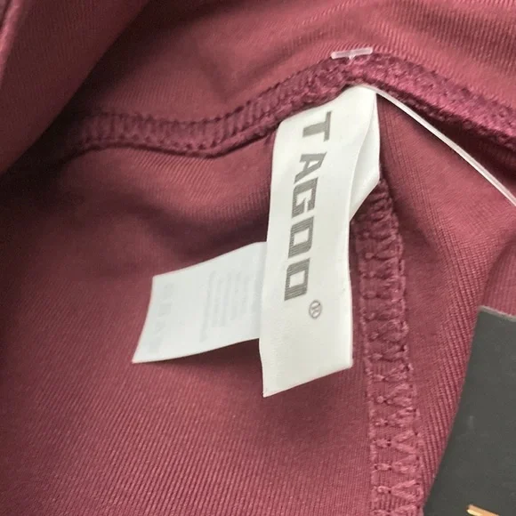 Tagoo Faux Leather Dressy Leggings Women Tummy Control High Waisted Medium NWT - Picture 11 of 16